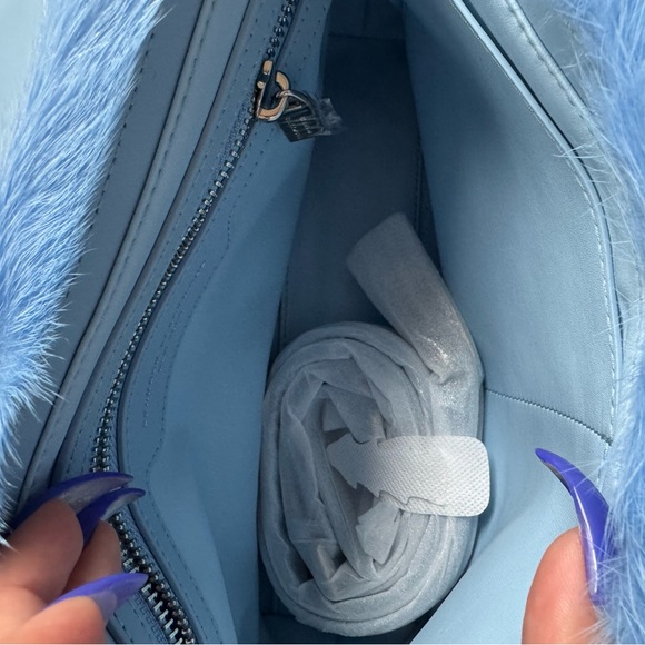 Brandon Blackwood Blue Mink Lisa Shoulder Bag - Picture 6 of 7